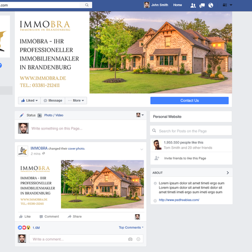 Facebook cover contest entry by deinfo™