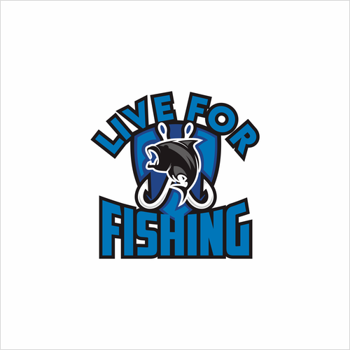 Logo design for fishing website Design réalisé par zarzar