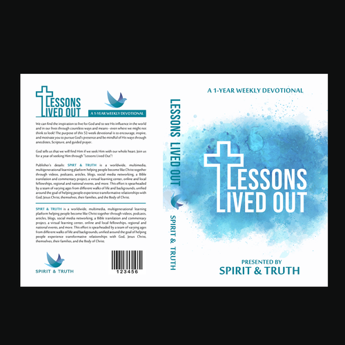 We need a captivating cover for our 1-year Devotional! Design by Nat Pearl Designs