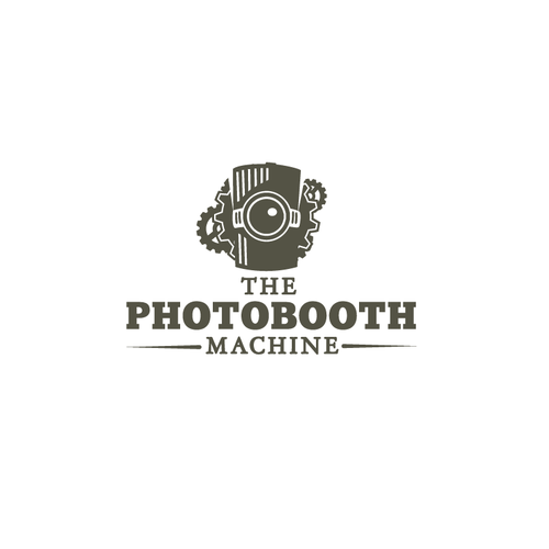 Create a nostalgic, steampuck inspired logo for The Photobooth Machine Design by xkarlohorvatx