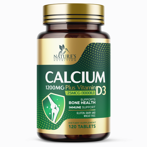 Calcium Plus Vitamin D3 Design Needed for Nature's Nutrition Design by Encephalon™