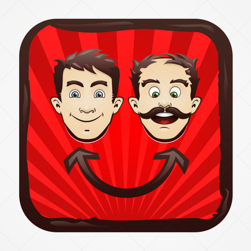 icon or button design for Face Shuffler Design by pixaroma