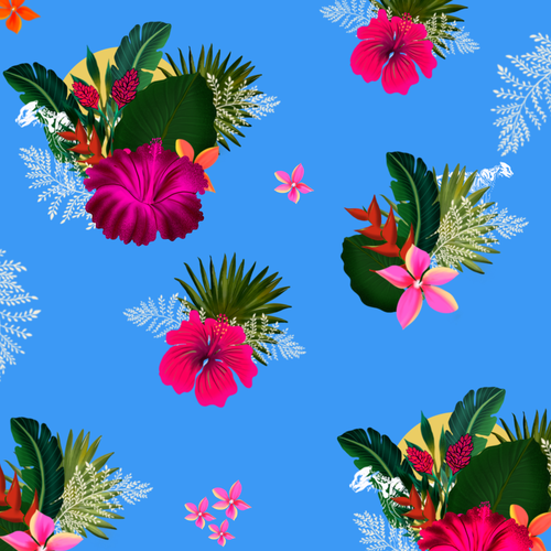 Tropical Fabric Print - Textile Designers & Illustrators Los Angeles fashion brand needs your designs Design by ash00 Designs