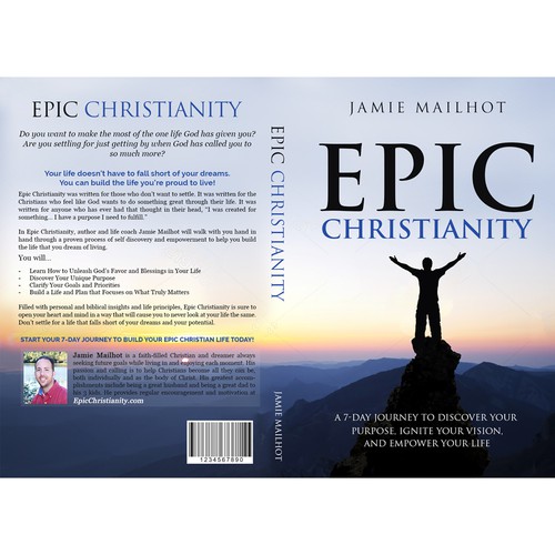 Epic Christianity Book Cover Design – Self Help and Life Motivation Christian Book – 6x9 Front and Back Diseño de Dreamz 14