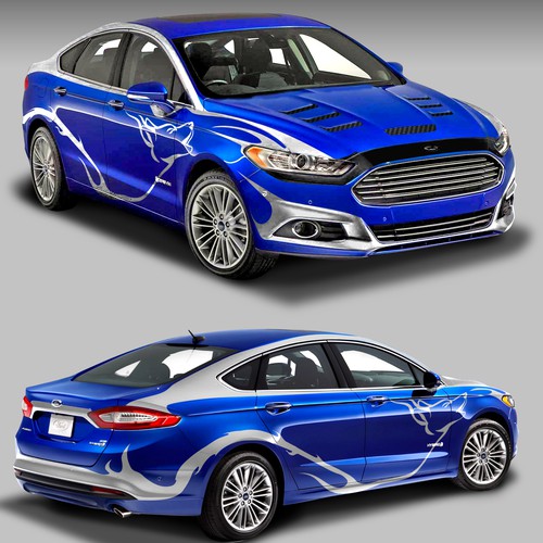 COOL AND STYLISH DESIGN FOR 2015 FORD FUSION | Car, truck or van wrap ...