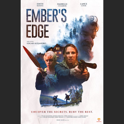 EMBERS EDGE - Captivating Movie Poster for our Thriller / Suspense / Drama Design by GraphicRaj