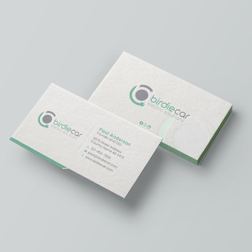 business card for company called birdie Design by Brandmaker artist