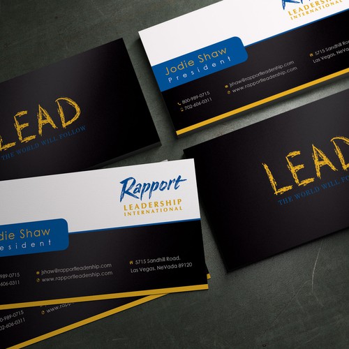 New business cards designs Design by Azzedine D