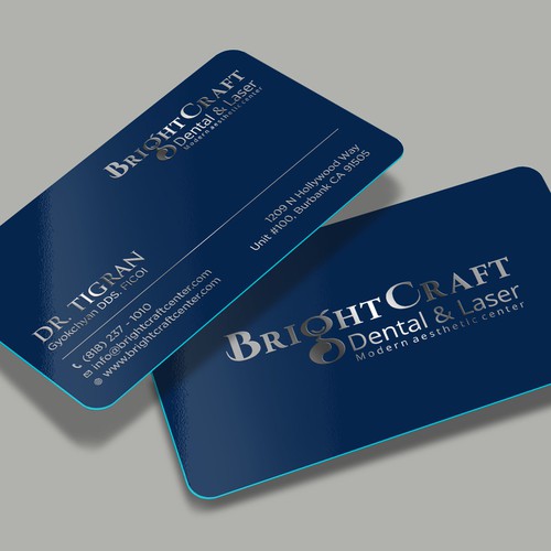 Modern Dental and Medical SPA business card Ontwerp door RENEXIT