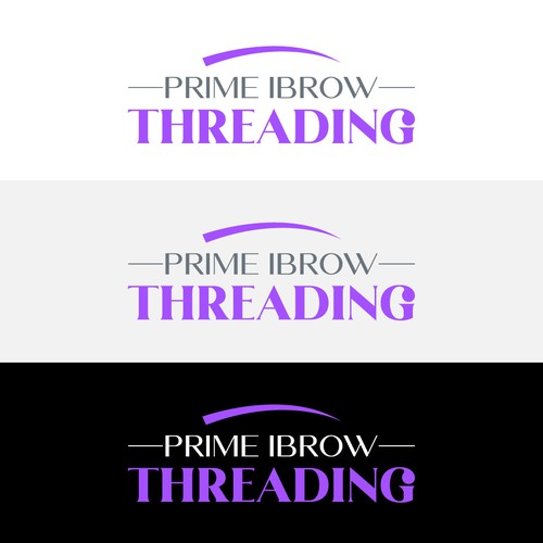 We need Modern, Attractive and Beautiful logo for Eyebrow Threading Salon Design by San Holo
