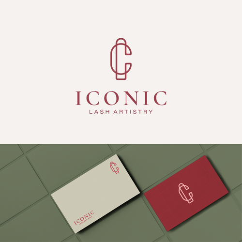 コンペ「Design a simplistic, modern and luxurious brand guide and ICONIC logo for Eyelash E-commerce store」のデザイン by adinandaさん 