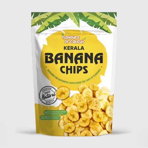 Package Design for Banana Chips Design by Gustavo RV