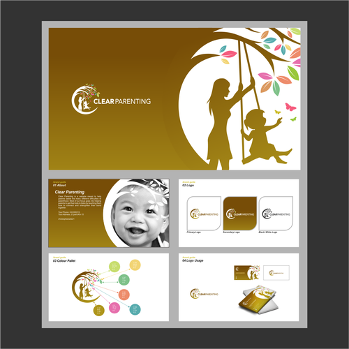 Clear Parenting Logo & Brand Guide To Appeal To Mothers Design by samsoel