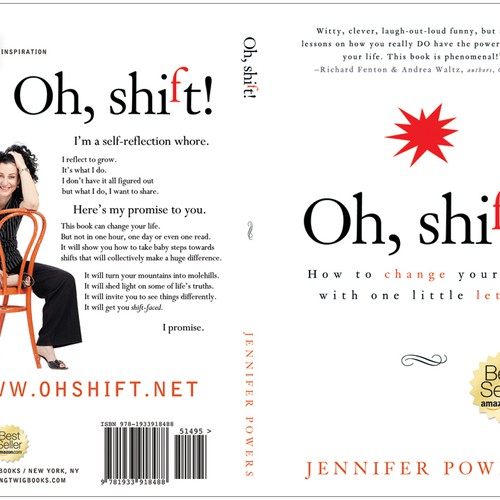 The book Oh, shift! needs a new cover design!  Design by line14