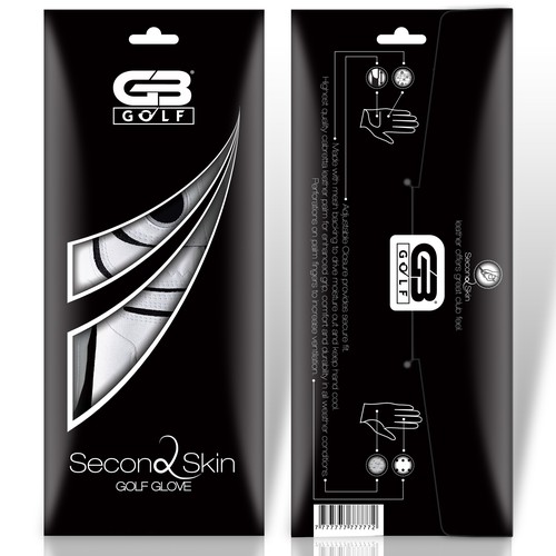 Create sleek golf glove packaging for Grip Boost Design by milan.kelecevic