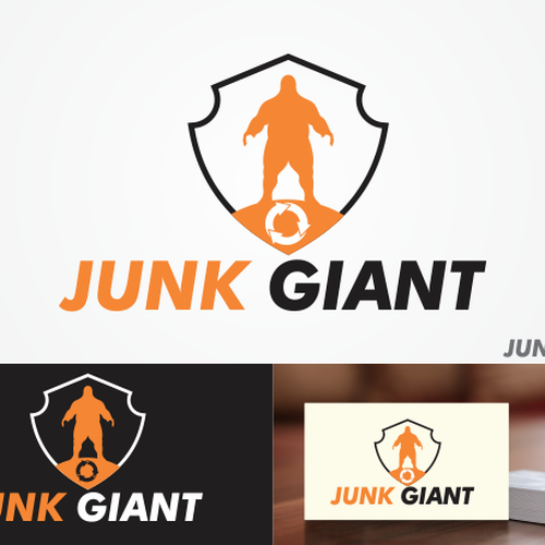 Create a modern, eye-catching logo for junk removal company Junk Giant. Design by Brainstorming_day