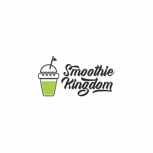 Logo for New Restaurant: Smoothie Kingdom Diseño de Studio.Shahbaz™