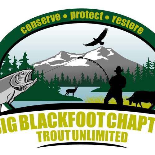 New logo for a local Trout Unlimited chapter Logo design contest