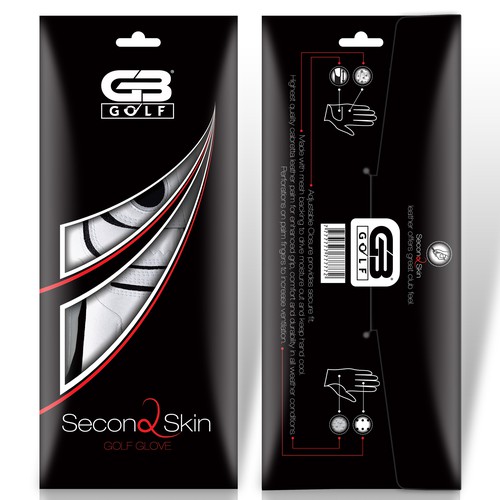 Create sleek golf glove packaging for Grip Boost Design by milan.kelecevic