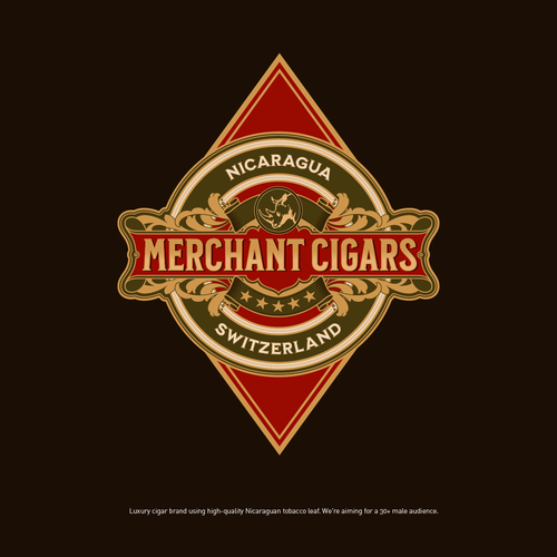 Revamp Merchant cigars logo Design by Seiya Design's