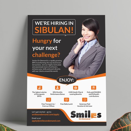 Design Flyer for Call Center Company - We're Hiring! di ☑️ ABDUL HAKIM ✌