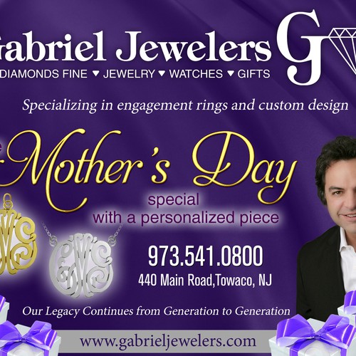 Help Gabriel Jewelers with a new sinage デザイン by sercor80