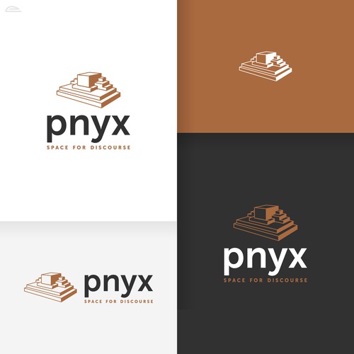 Create the identity of pnyx.org - the project that will change the way we engage in public debate Design by eonesh