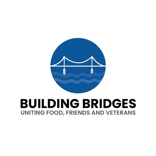 Design di Building Bridges logo that expresses our service of veterans in a positive a celebratory way. di Shaktisinh