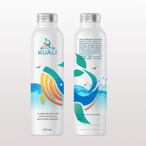 Water bottle design!! Lets be disruptive and elegant Design by Creative- Jiniya.
