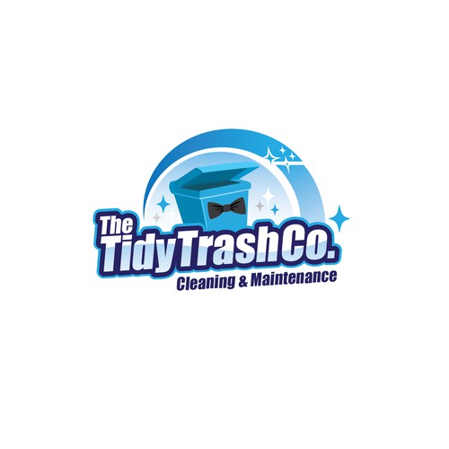 Clean Trash Can company Logo Design Contest Design by Hanamichie