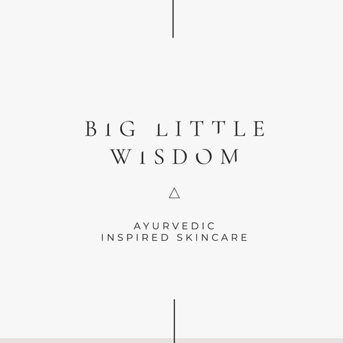 Create a pure & simple logo/ CI for "Big Little Wisdom" (Ayurvedic Inspired Skincare) Design by Deborah Davì