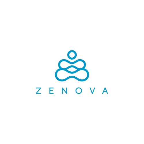 Zenova Logo: Revolutionary suite of health and wellness mobile apps Design by The Last Hero™