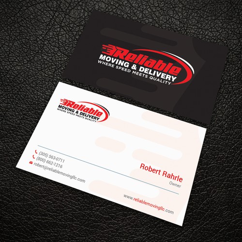 Business Card Design for Moving Company Diseño de ™SF_Design™