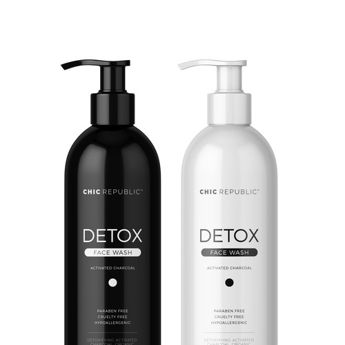 Cool Edgy Label for Face Wash Diseño de Emir Alicic