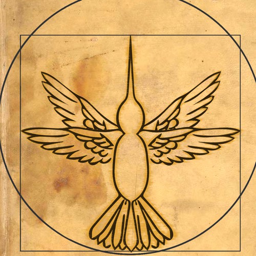 Design di Leonardo da Vinci - Hummingbird Drawing di edoarci
