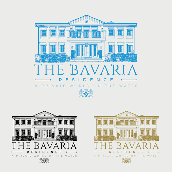 detailed property illustration for a logo proposal