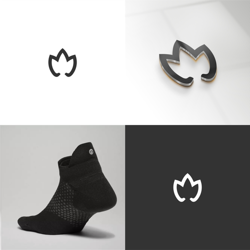 Design a aesthetic lotus logo for sophisticated apparel brand. Diseño de Artvin