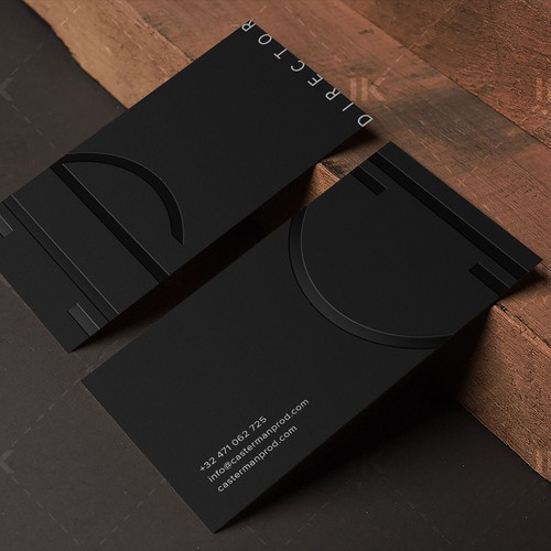 MINIMALIST - BLACK DESIGN-ontwerp door IK_Designs