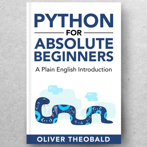 Design e-book cover for Python-ontwerp door ryanurz