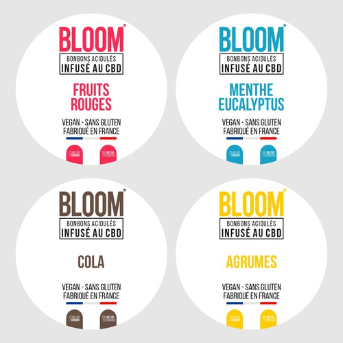 BLOOM CBD Gummies need his new packaging Design by DevDevit   ★ ★ ★ ★ ★