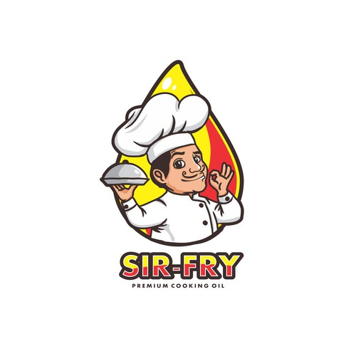 Design a logo for a frying/cooking oil. Design by zenaz design