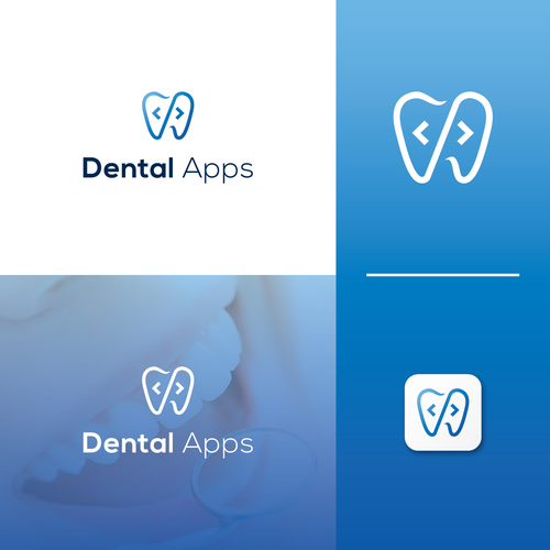 Creative "Dental Apps" Logo Diseño de Sandyyy