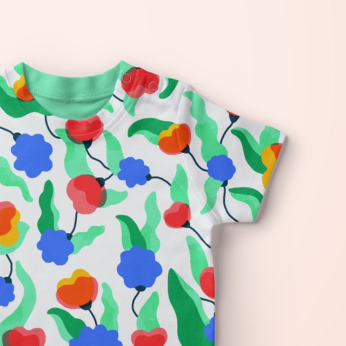 Illustrations to print onto a baby clothing- onesie, nursing cover, headbands, leggings..etc Design by Chloé Ceschin