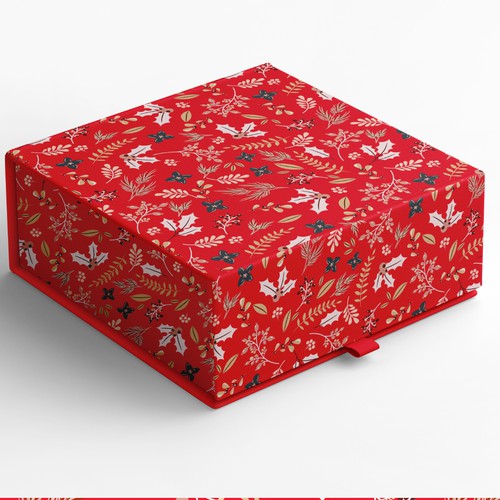 Design a Christmas Pattern for Luxury Decorative Gift Boxes Design by ✦ORNEI✦