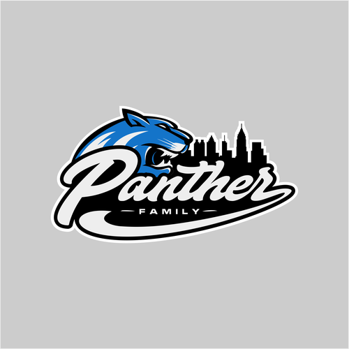 Basketball Logo for Team 'Panther Family' - Your Winning Logo Featured on Major Sports Network-ontwerp door sukadarma