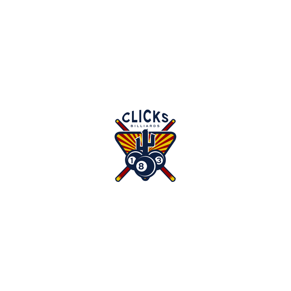 CLICKS BILLIARDS Logo 