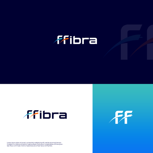 Logo for Fiber Internet Provider Diseño de Twisted Jeremiah