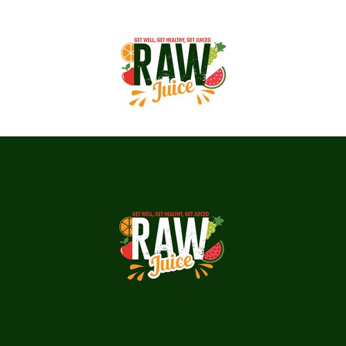 Raw juice bar that will be seen by millions Design by websmartusa