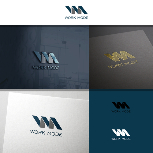 Create a youthful and hip logo for Work Mode: a productivity supply ...