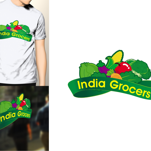 Create the next logo for India Grocers Diseño de Ajipebrian